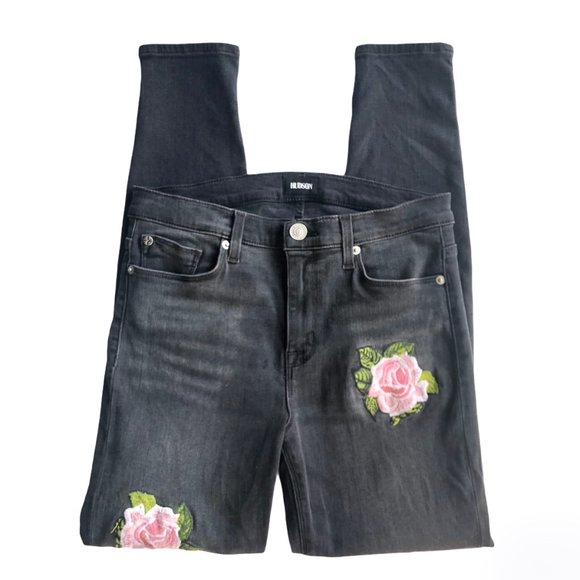 Hudson Nico Mid-rise Ankle Jeans Embroidered 29 - Picture 5 of 9